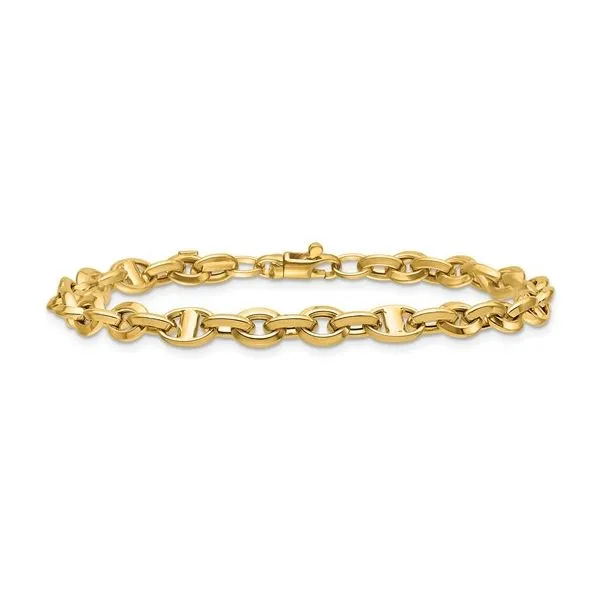 Leslie's 14K Polished Fancy Link Bracelet Albert's Jewelers Kingsland, GA