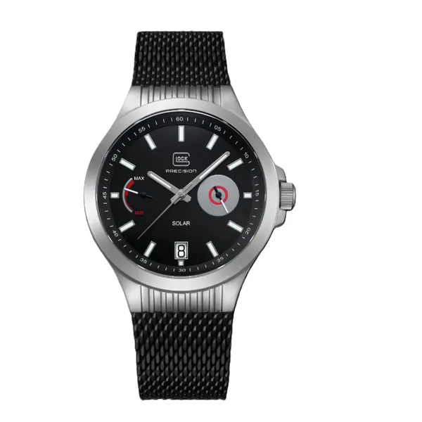 Gents Solar Powered Glock Watch With Power Reserve Indicator Albert's Jewelers Kingsland, GA