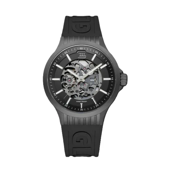 Glock Precision Watch, Automatic Movement, Sapphire Glass, Steel Grey Case / Black Silicone Strap, 3 Year Limited Warranty Albert's Jewelers Kingsland, GA