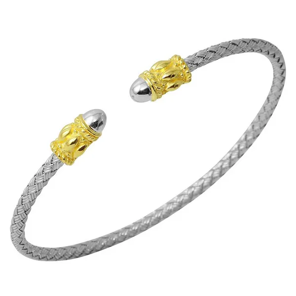 Sterling Silver 3mm Mesh Cuff Albert's Jewelers Kingsland, GA