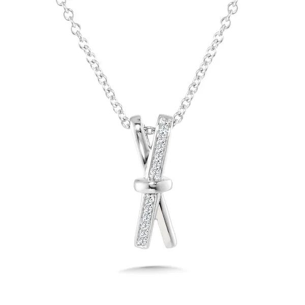 Sterling Silver & Diamond Pendant Albert's Jewelers Kingsland, GA