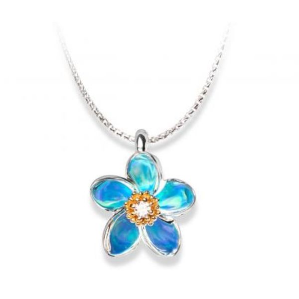 Plumeria Diamond Pendant Albert's Jewelers Kingsland, GA