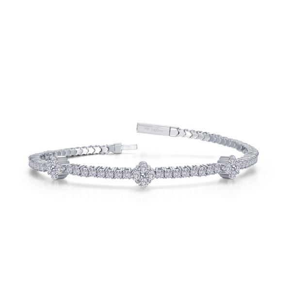 2.45 Ctw Station Flexible Tennis Bracelet Albert's Jewelers Kingsland, GA