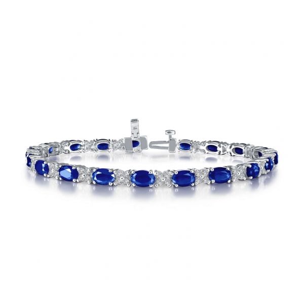 Lafonn Sapphire and Lassaire Tennis Bracelet Albert's Jewelers Kingsland, GA