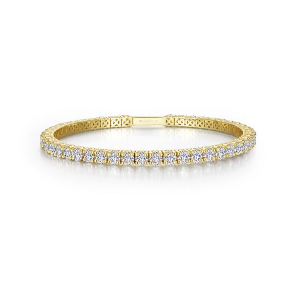 Yellow Tone 7.82Ctw Lassaire Stone Flexible Tennis Bangle Albert's Jewelers Kingsland, GA