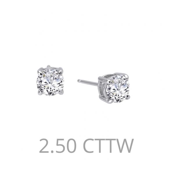 2.5 CTW 4 Prong Stud Earrings Albert's Jewelers Kingsland, GA