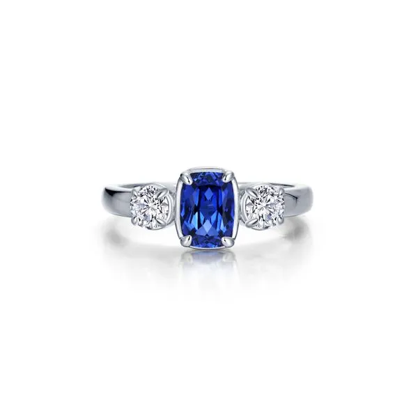 Regal Cushion-Cut 3 stone Ring Albert's Jewelers Kingsland, GA