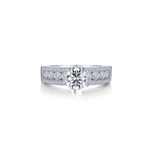 Lafonn Love's Path Engagement Ring Albert's Jewelers Kingsland, GA