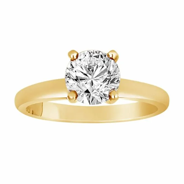 Yellow Gold Solitaire Engagement Ring Alexander Fine Jewelers Fort Gratiot, MI