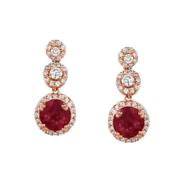 Colored Stone Earrings