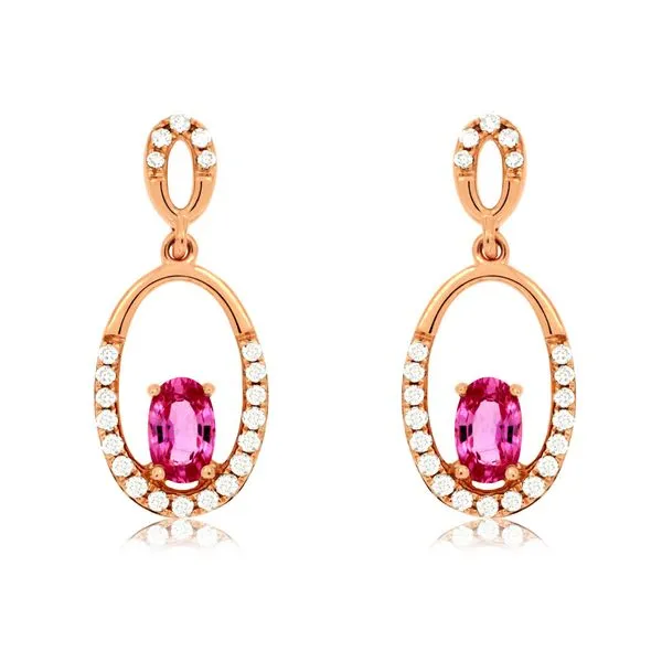 Colored Stone Earrings