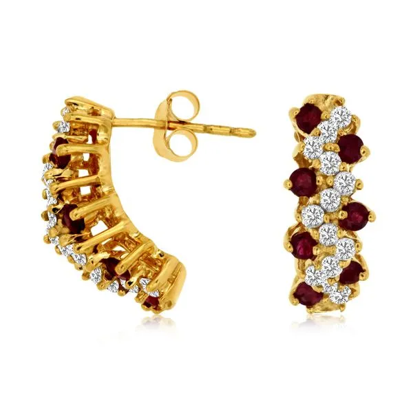 Colored Stone Earrings
