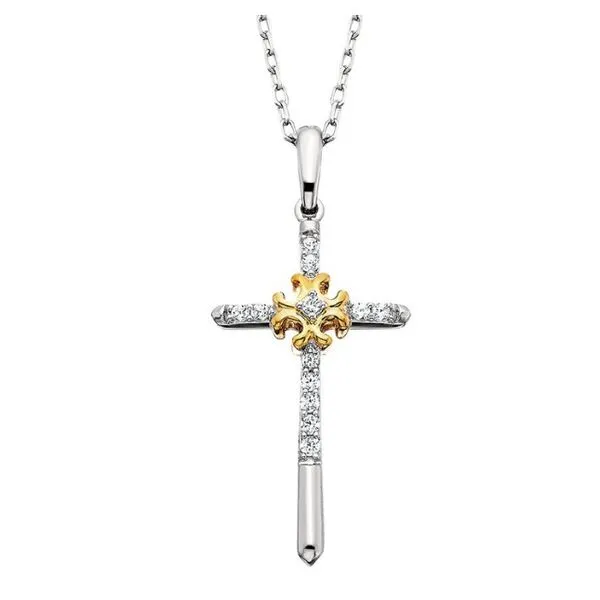 Silver Diamond Pendant Amos Jewelry Wray, CO