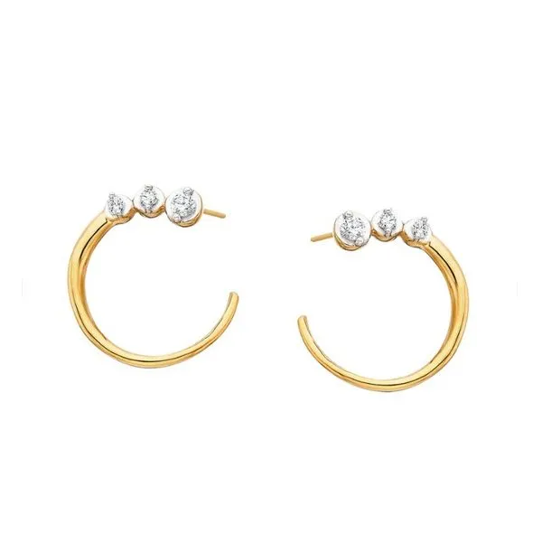 Silver Diamond Earrings Amos Jewelry Wray, CO