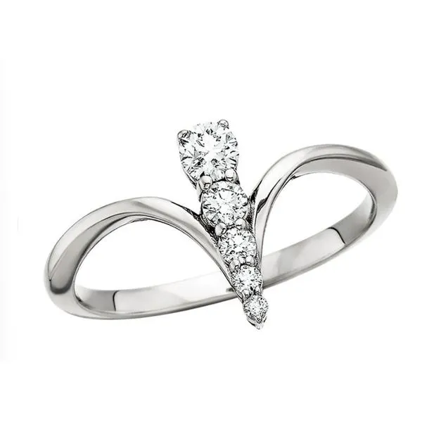 Silver Diamond Ring Amos Jewelry Wray, CO