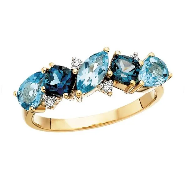 Silver Diamond Ring Amos Jewelry Wray, CO
