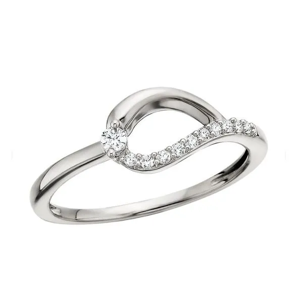 Silver Diamond Ring Amos Jewelry Wray, CO