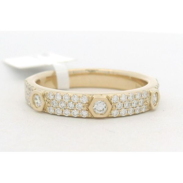 Ladies Yellow 14 Karat Diamond Fashion Ring Amos Jewelry Wray, CO