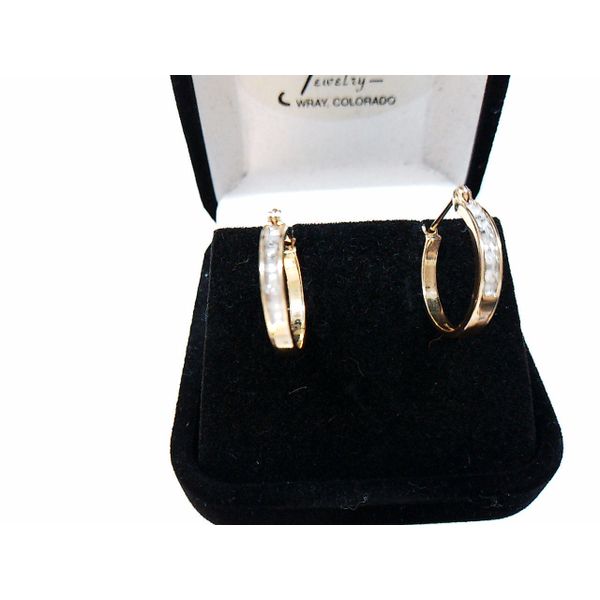 14KY Natural Diamond Earrings Amos Jewelry Wray, CO