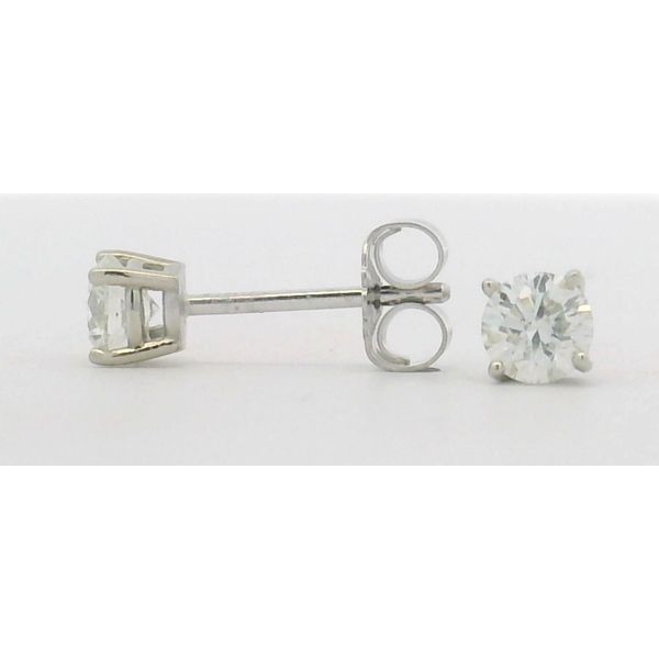 14KW 0.48cttw Natural Diamond Stud Earrings Amos Jewelry Wray, CO