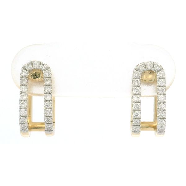 14KY Diamond Earrings - Huggies Amos Jewelry Wray, CO