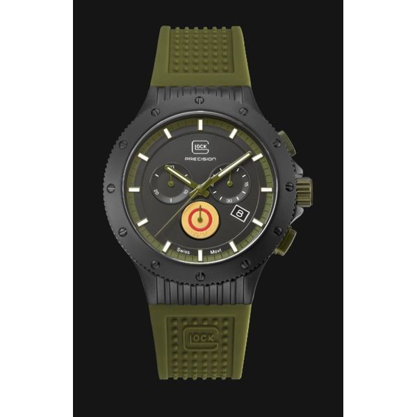 Men's Glock Watch Black Titanium Chronograph Amos Jewelry Wray, CO