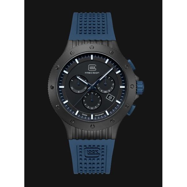 Men's Glock Watch Black Titanium Rotating Bezel Amos Jewelry Wray, CO