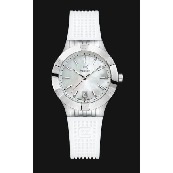 Ladies' Glock Watch Mother-of Pearl with 12 Real Diamonds Amos Jewelry Wray, CO