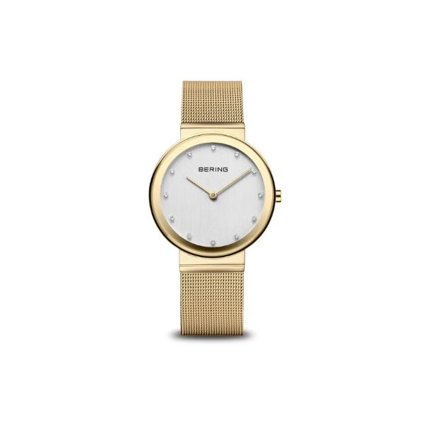 Ladies' Gold-Tone Stainless Steel White Face Watch Amos Jewelry Wray, CO