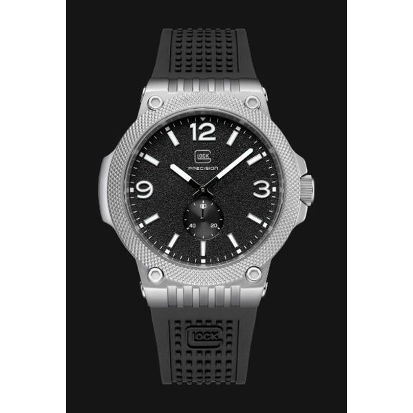 Men's Glock Watch Stainless Steel Black Face Amos Jewelry Wray, CO