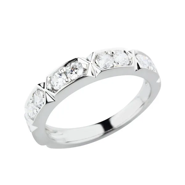 Women's Diamond Wedding Band Image 2 Anthony Jewelers Palmyra, NJ