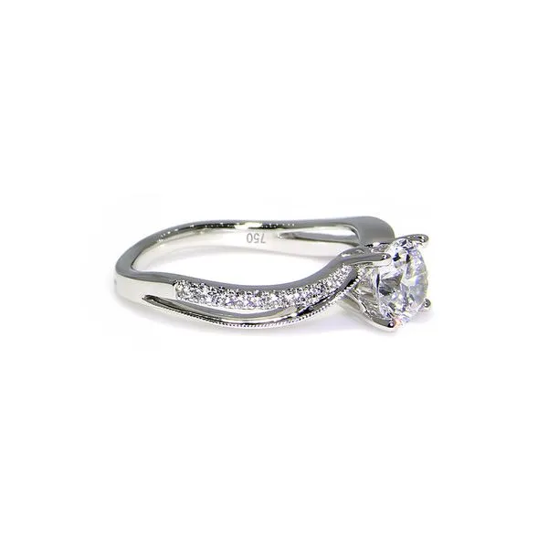 Diamond Semi-Mount Ring Image 3 Anthony Jewelers Palmyra, NJ