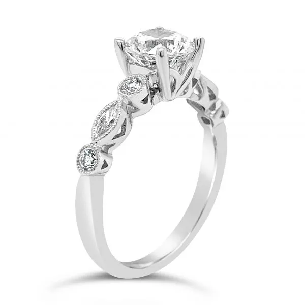 Diamond Semi-Mount Ring Image 2 Anthony Jewelers Palmyra, NJ