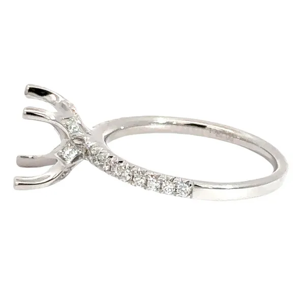 Diamond Semi-Mount Ring Image 3 Anthony Jewelers Palmyra, NJ