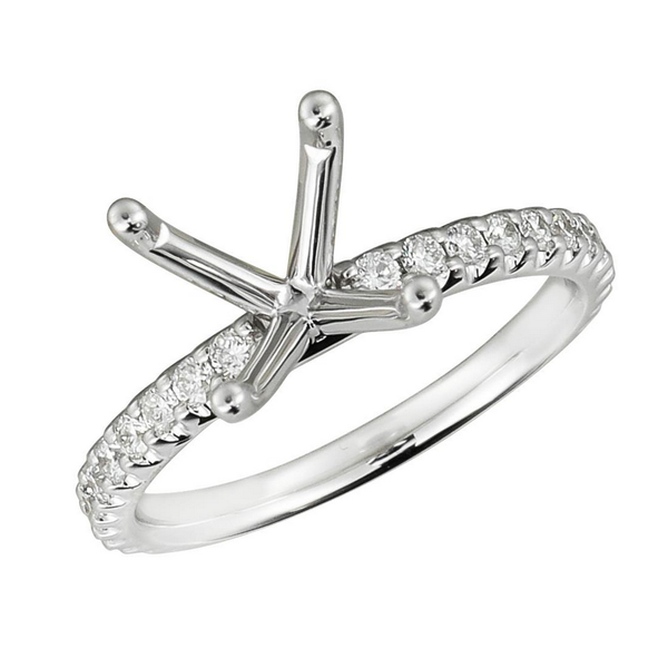 Diamond Semi-Mount Ring Image 2 Anthony Jewelers Palmyra, NJ