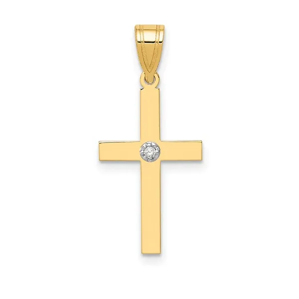 Gold Charm 001-435-04624 14KY - Gold Medals & Crosses