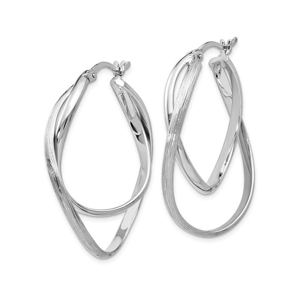 Sterling Silver Earrings Image 2 Anthony Jewelers Palmyra, NJ