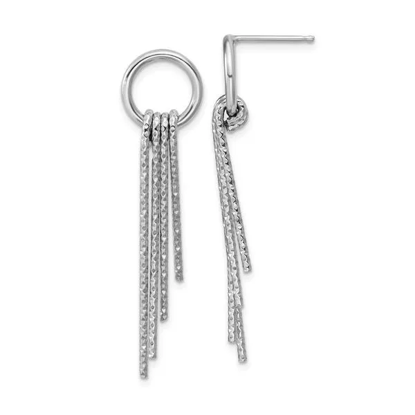 Sterling Silver Earrings Image 2 Anthony Jewelers Palmyra, NJ