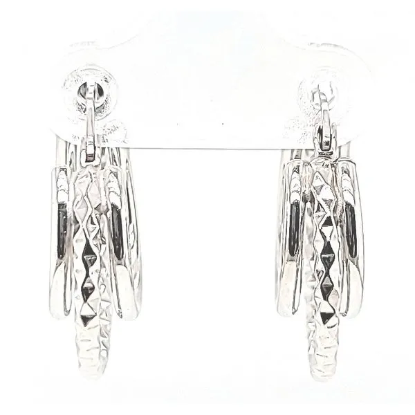 Sterling Silver Earrings Image 2 Anthony Jewelers Palmyra, NJ
