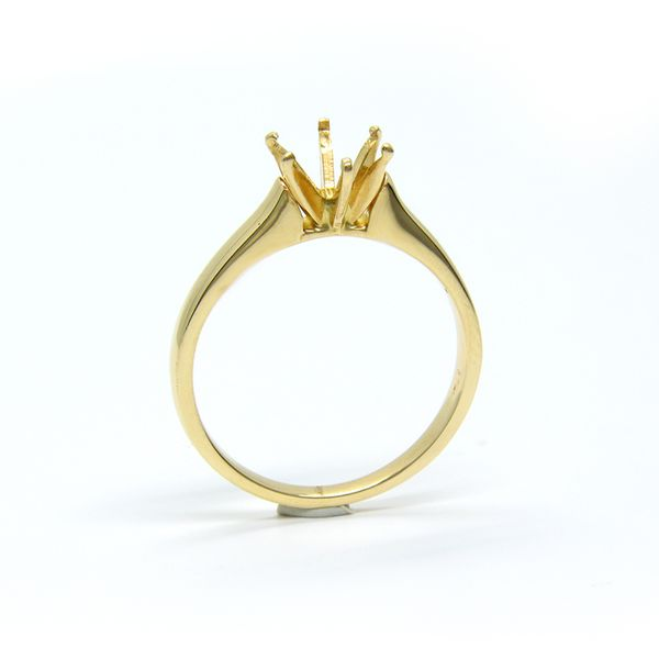 14k Yellow Gold Classic Six Prong Solitaire Engagement Ring Image 3 Arezzo Jewelers Elmwood Park, IL