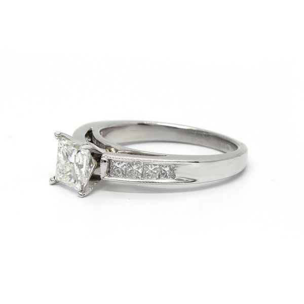 White Gold Diamond Engagement Ring Image 2 Arezzo Jewelers Elmwood Park, IL