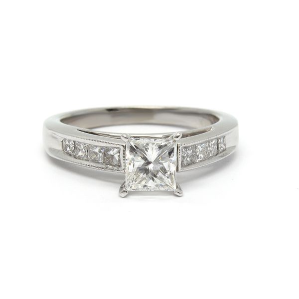 White Gold Diamond Engagement Ring Arezzo Jewelers Elmwood Park, IL