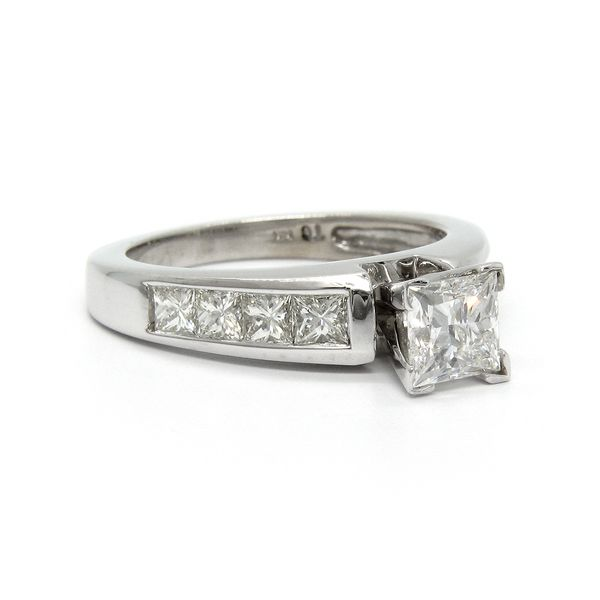 White Gold Diamond Engagement Ring Image 2 Arezzo Jewelers Elmwood Park, IL