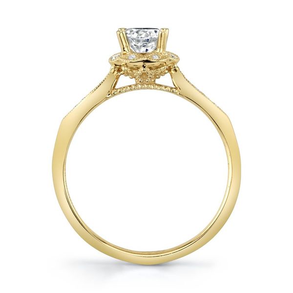 MARS Engagement Ring, .56ct Round Center Image 2 Arezzo Jewelers Elmwood Park, IL