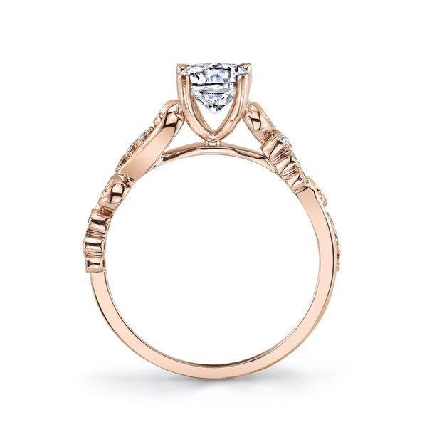 MARS Rose Gold Diamond Engagement Ring Image 2 Arezzo Jewelers Elmwood Park, IL