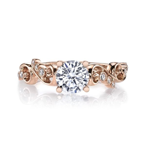 MARS Rose Gold Diamond Engagement Ring Arezzo Jewelers Elmwood Park, IL