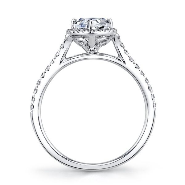 MARS Pear Halo Diamond Engagement Ring - 0.30 ct tw Image 2 Arezzo Jewelers Elmwood Park, IL