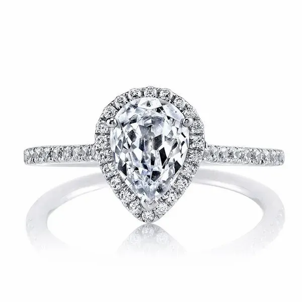 MARS Pear Halo Diamond Engagement Ring - 0.30 ct tw Arezzo Jewelers Elmwood Park, IL