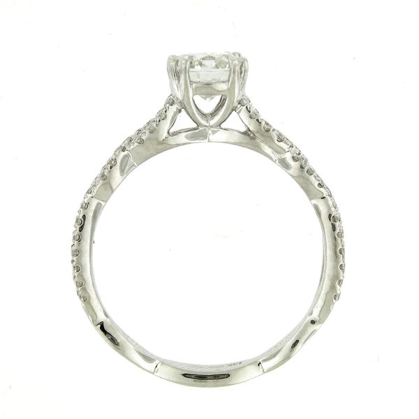 Diamond Engagement Ring, Twist Design - 1.08cts TW Image 3 Arezzo Jewelers Elmwood Park, IL