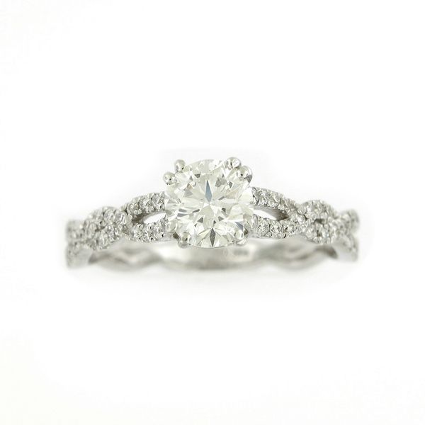 Diamond Engagement Ring, Twist Design - 1.08cts TW Arezzo Jewelers Elmwood Park, IL